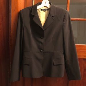 brown anne klein suitjacket, matching set